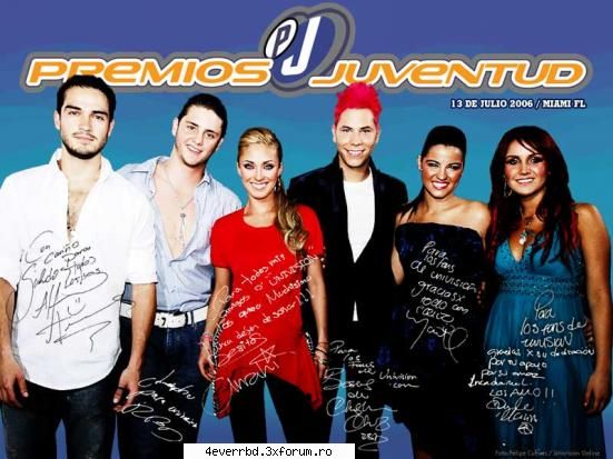 Premiile Juventud - andreea93rbd - Trupa RBD